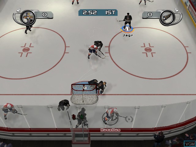 In-game screen of the game NHL Hitz Pro on Microsoft Xbox