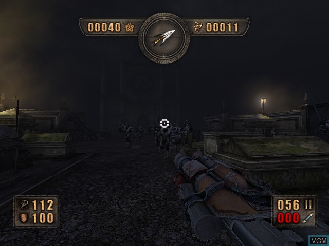 In-game screen of the game Painkiller - Hell Wars on Microsoft Xbox