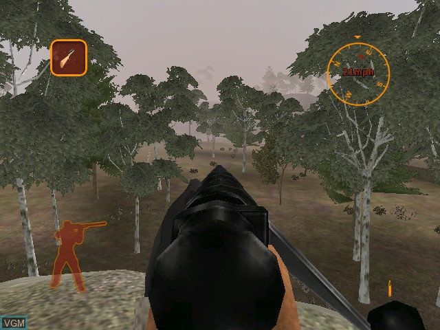 In-game screen of the game Bass Pro Shops - Trophy Hunter 2007 on Microsoft Xbox