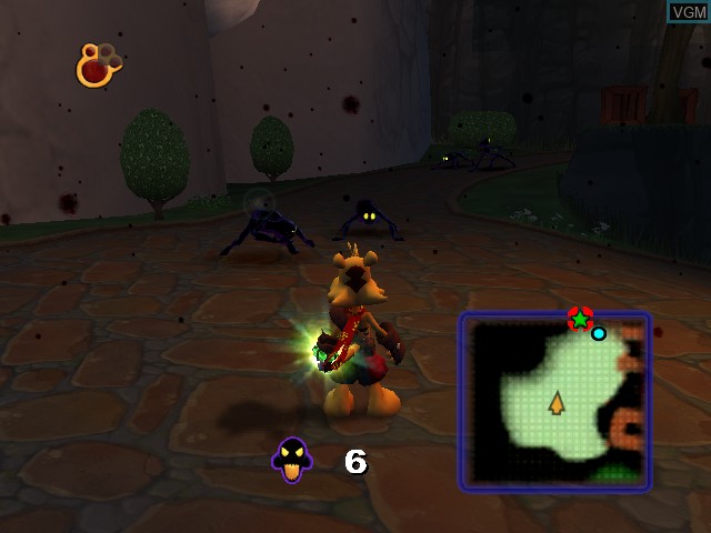 In-game screen of the game Ty the Tasmanian Tiger 3 - Night of the Quinkan on Microsoft Xbox