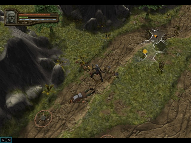 In-game screen of the game Baldur's Gate - Dark Alliance II on Microsoft Xbox