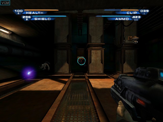 In-game screen of the game Unreal II - The Awakening on Microsoft Xbox