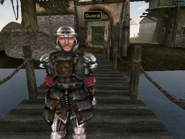 In-game screen of the game Elder Scrolls III, The - Morrowind on Microsoft Xbox