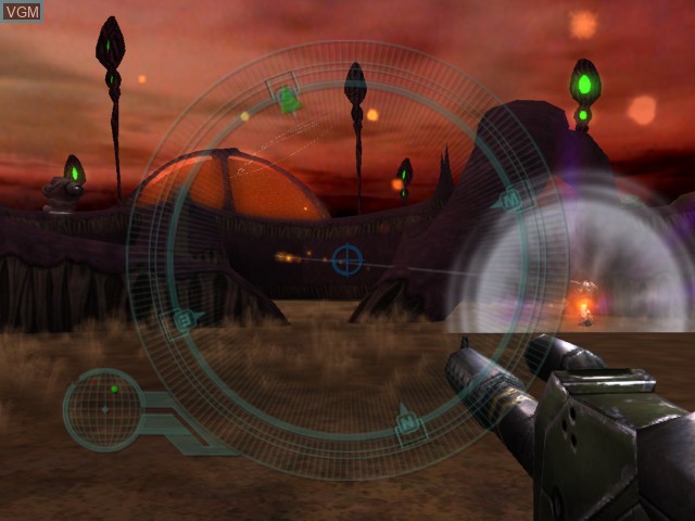 In-game screen of the game Robotech - Invasion on Microsoft Xbox