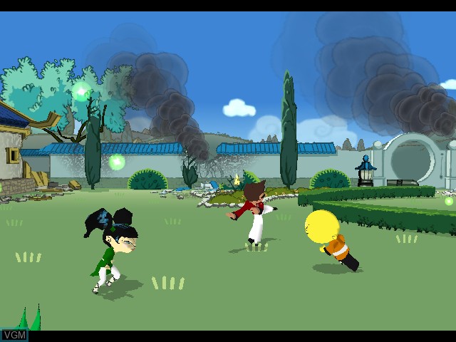In-game screen of the game Xiaolin Showdown on Microsoft Xbox