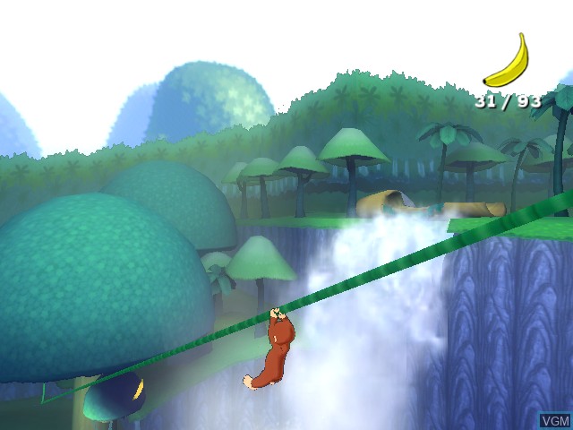 In-game screen of the game Curious George on Microsoft Xbox