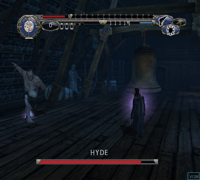 In-game screen of the game Van Helsing on Microsoft Xbox