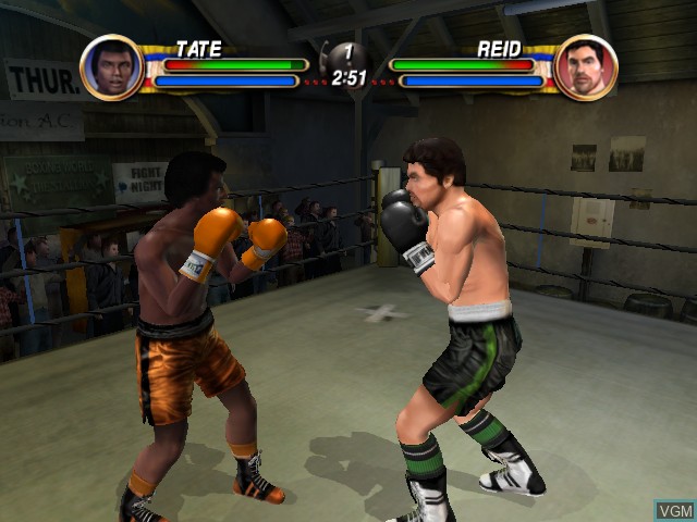 In-game screen of the game Rocky on Microsoft Xbox