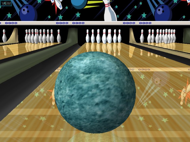In-game screen of the game Strike Force Bowling on Microsoft Xbox