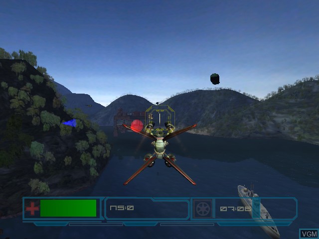 In-game screen of the game Seablade on Microsoft Xbox