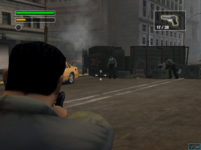 In-game screen of the game Freedom Fighters on Microsoft Xbox