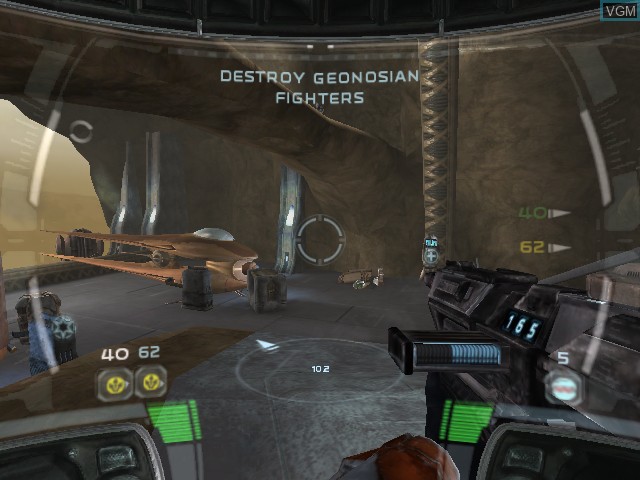 In-game screen of the game Star Wars - Republic Commando on Microsoft Xbox