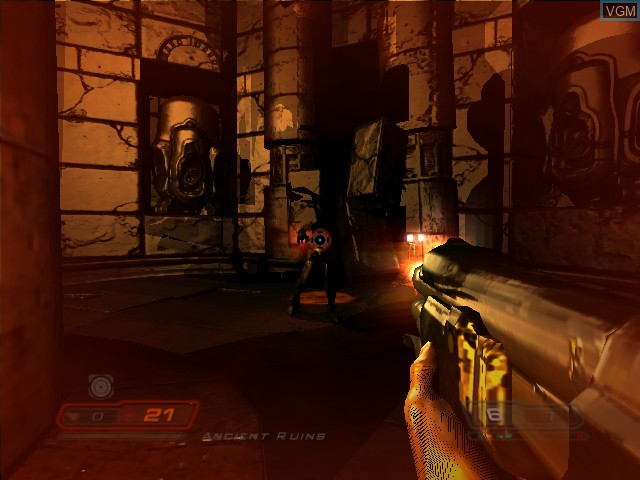 In-game screen of the game DOOM 3 - Resurrection of Evil on Microsoft Xbox