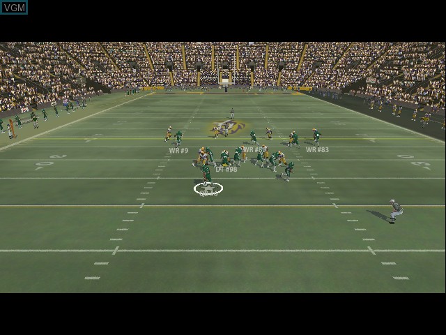 In-game screen of the game NCAA Football 2005/Top Spin Combo on Microsoft Xbox
